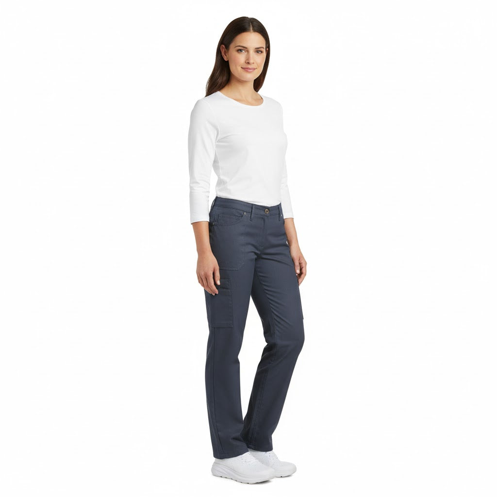 Nybo bla dame Nature Jeans, justerbar elastikk, smale ben