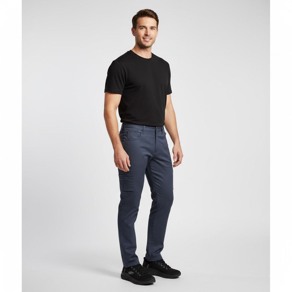 Nybo Nature Jeans blå herrebukse — slitesterk, høy komfort, stretch