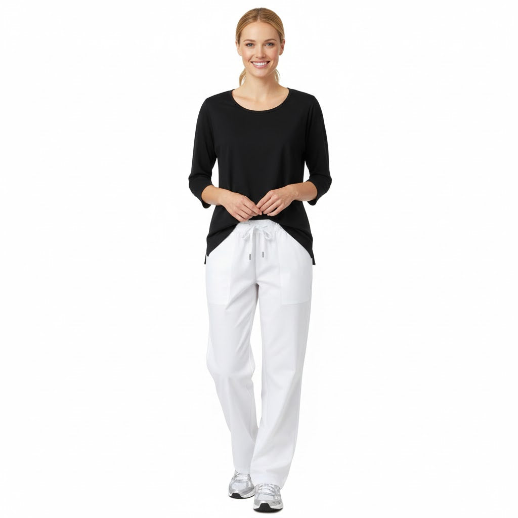 Nybo Sort Dame Prowear T-shirt, Ekstra Slitesterk, Formstabil