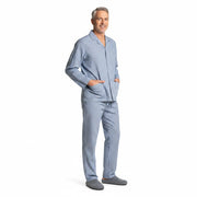 Nybo Blå/Beige Unisex Good Night-bukser, pull-on, pustende, komfortable