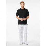 Nybo Svart Herre Basic Polo T-skjorte, Slitesterk, Brystlomme