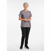 Nybo Bordeaux Unisex Comfort Skjorte/Tunika, Pustende, Strekkbar, Slitesterk