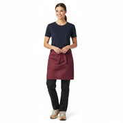 Nybo Bordeaux Unisex Pick-Up forkle, kort forstykke med lomme