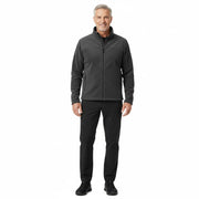 Nybo Grå Herrefleececardigan – Shirts & Outdoor, Antipilling, Elastisk