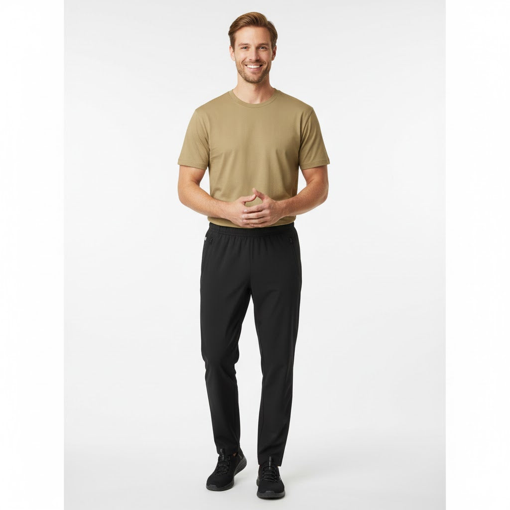 Nybo Grå Melange Unisex Sporty Mix Busseronne, Romslig, Pustende, Stretch