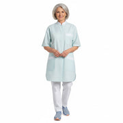 Nybo Hvit-Mint Dame Cloud Tunika — God passform, rygginnsnitt