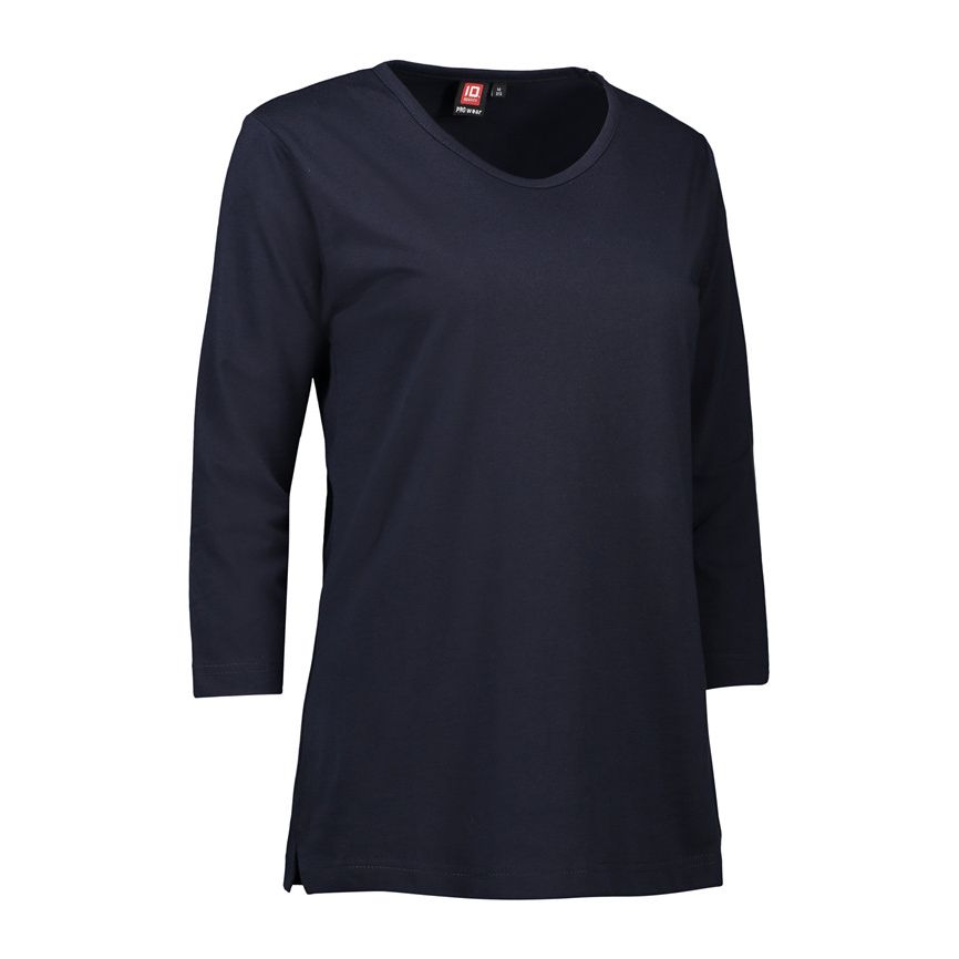 Nybo Navy Dame Prowear T-Shirt — slitesterk, figursydd