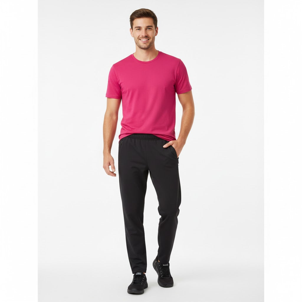 Nybo Pink Herre Basic T-Shirt, slitesterk, klassisk modell