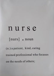 Plakat Nurse 30 x 40 cm på lerret