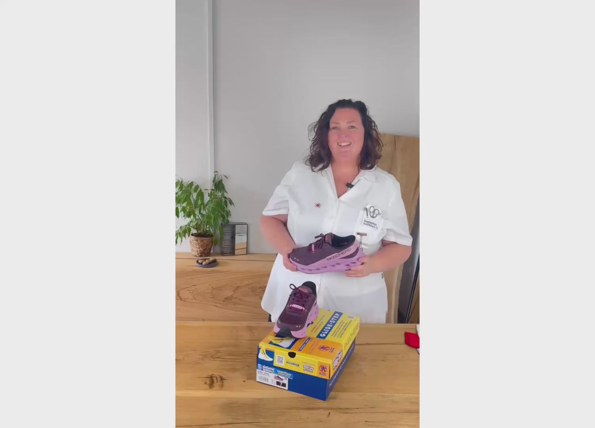 Last inn video: Bordeux Skechers Hands Free Slip-ins Max Cushioning Glide-Step
