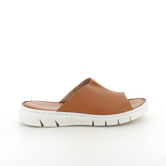Elegant brun slip-on i skinn fra Relaxshoe