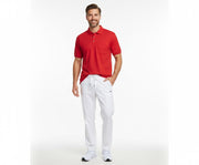 Nybo Rød Herre Basic Polo Shirt, Slitesterk, Brystlomme