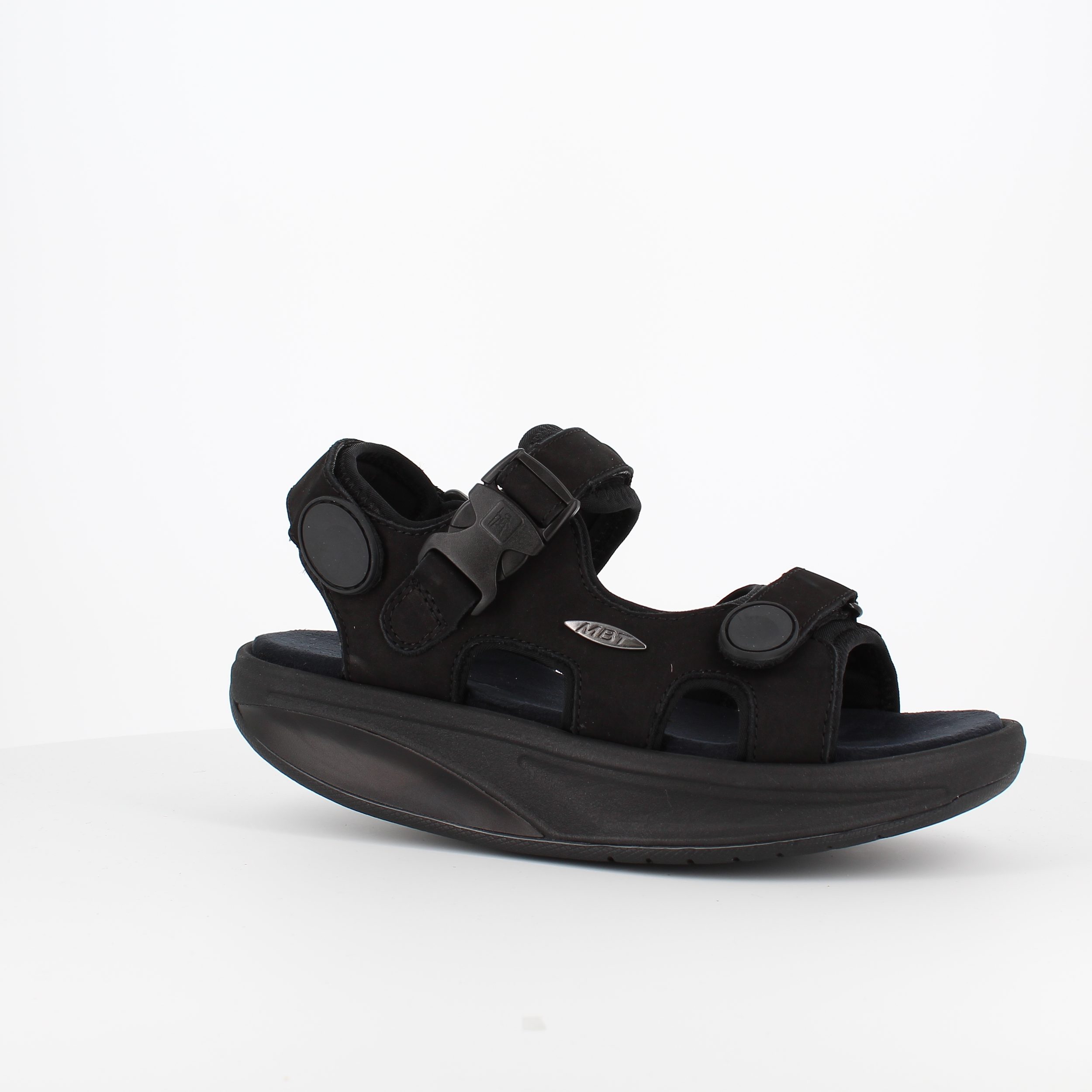 MBT Kisumu 3S sandal i sort – klassisk MBT-sandal