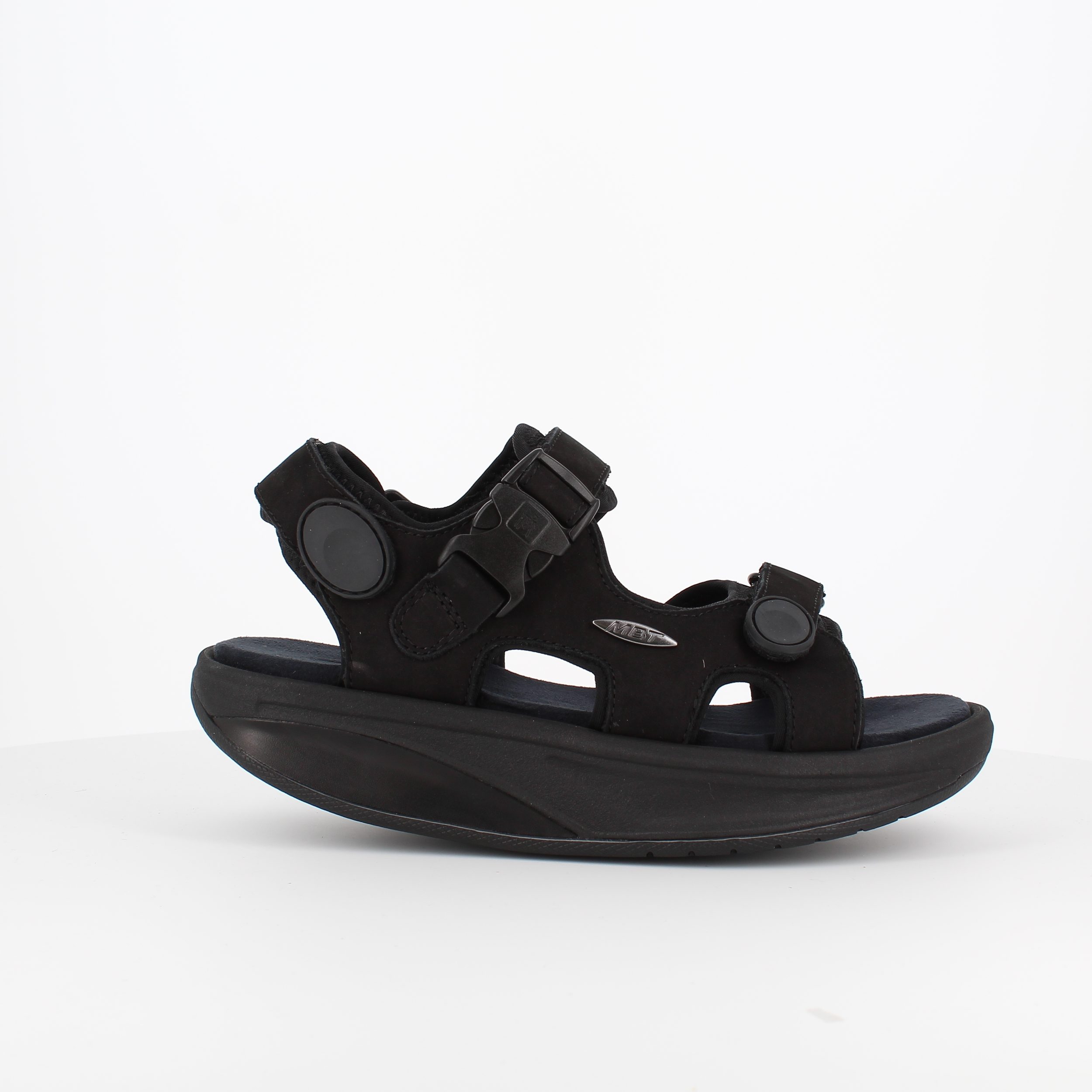 MBT Kisumu 3S sandal i sort – klassisk MBT-sandal