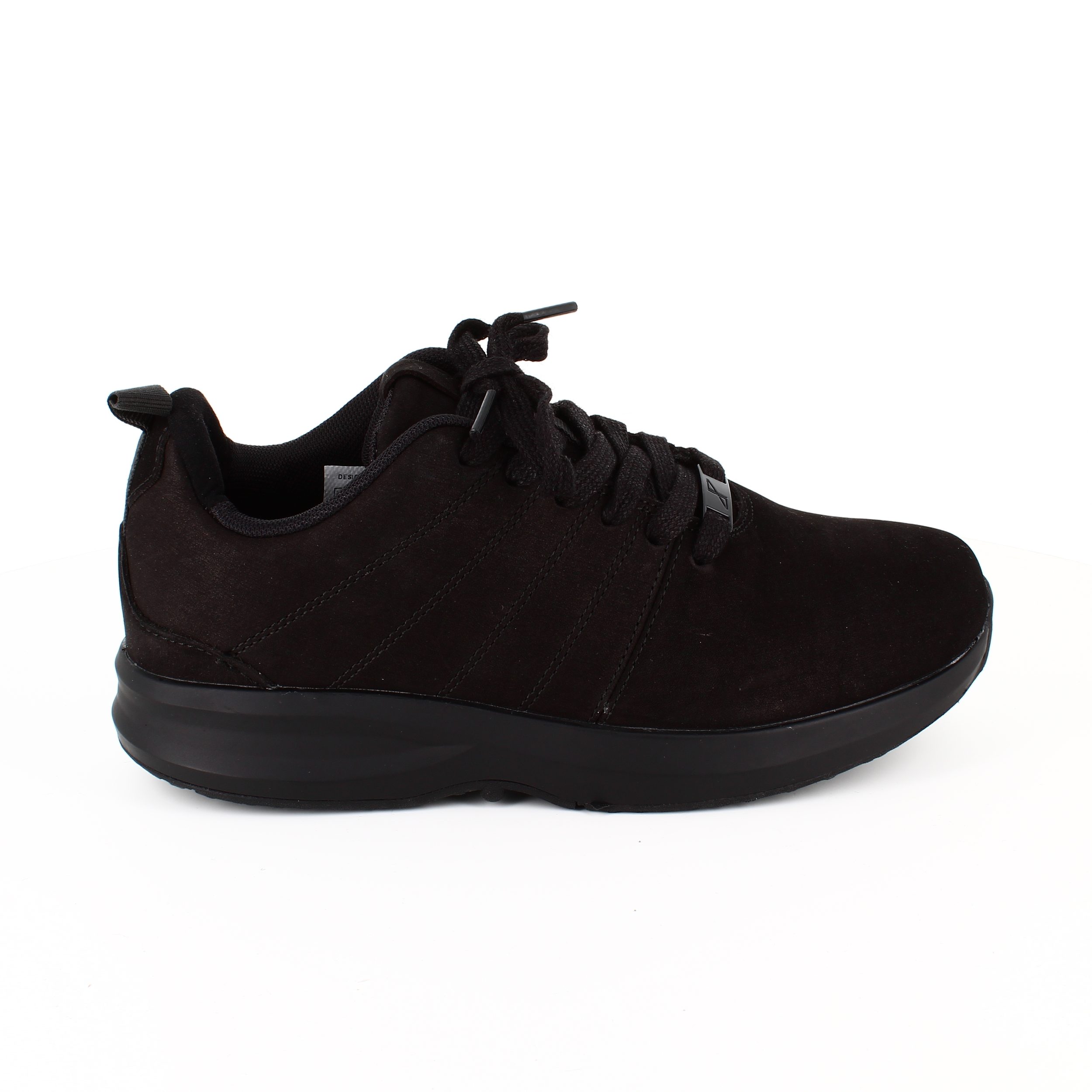 Svarte Gaitline-sneakers i nubuck-skinn