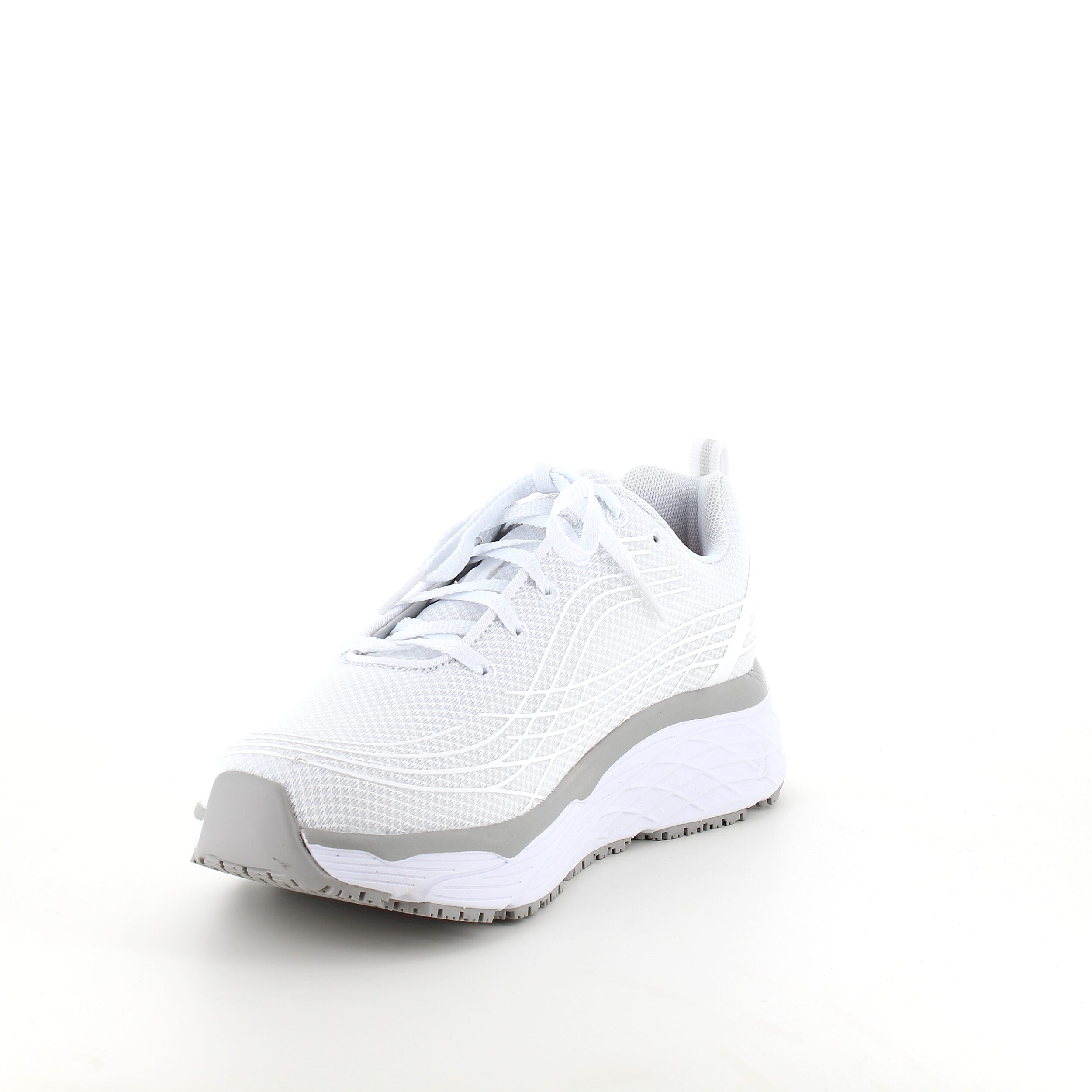 Skechers Work med maks cushioning-såler i hvit