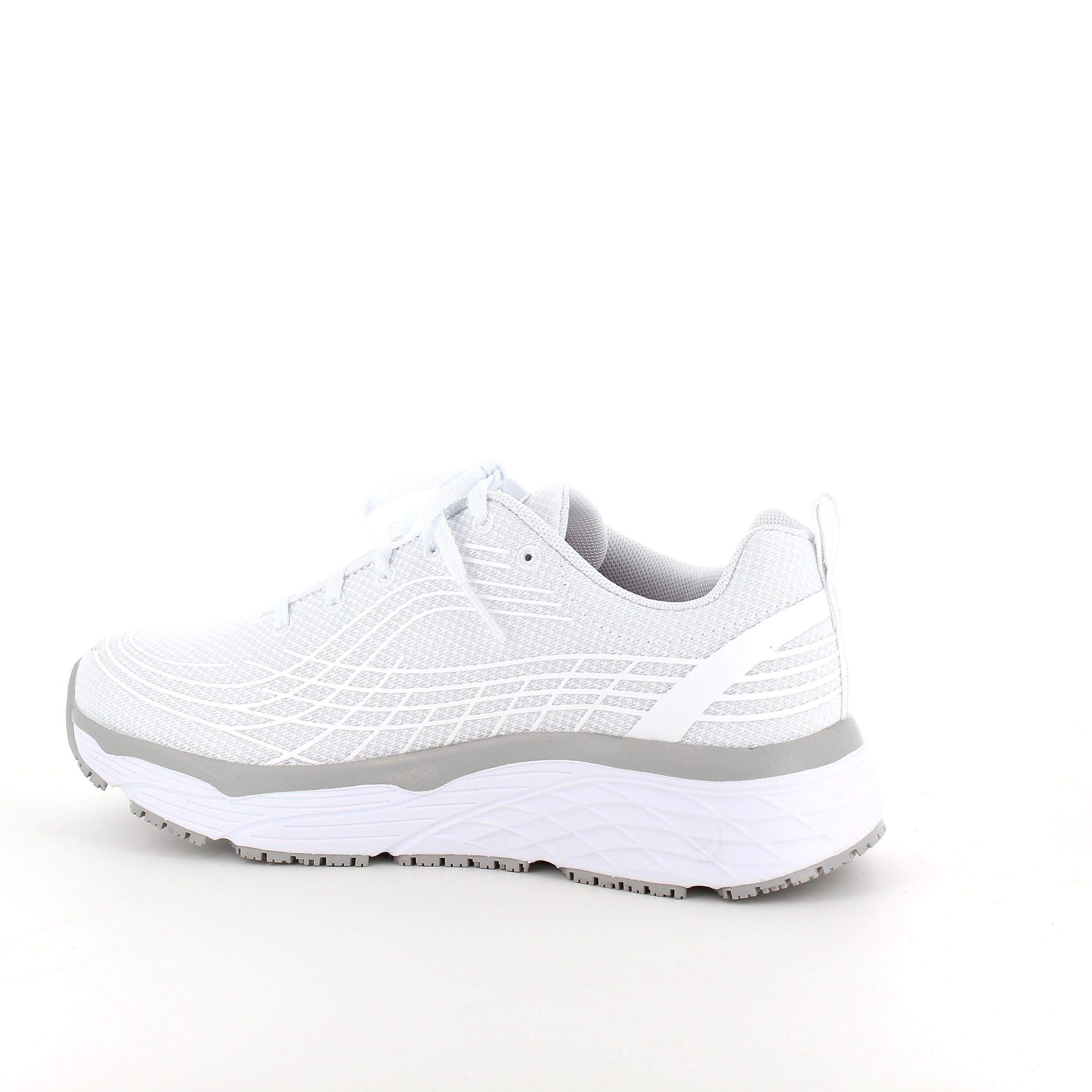 Skechers Work med maks cushioning-såler i hvit