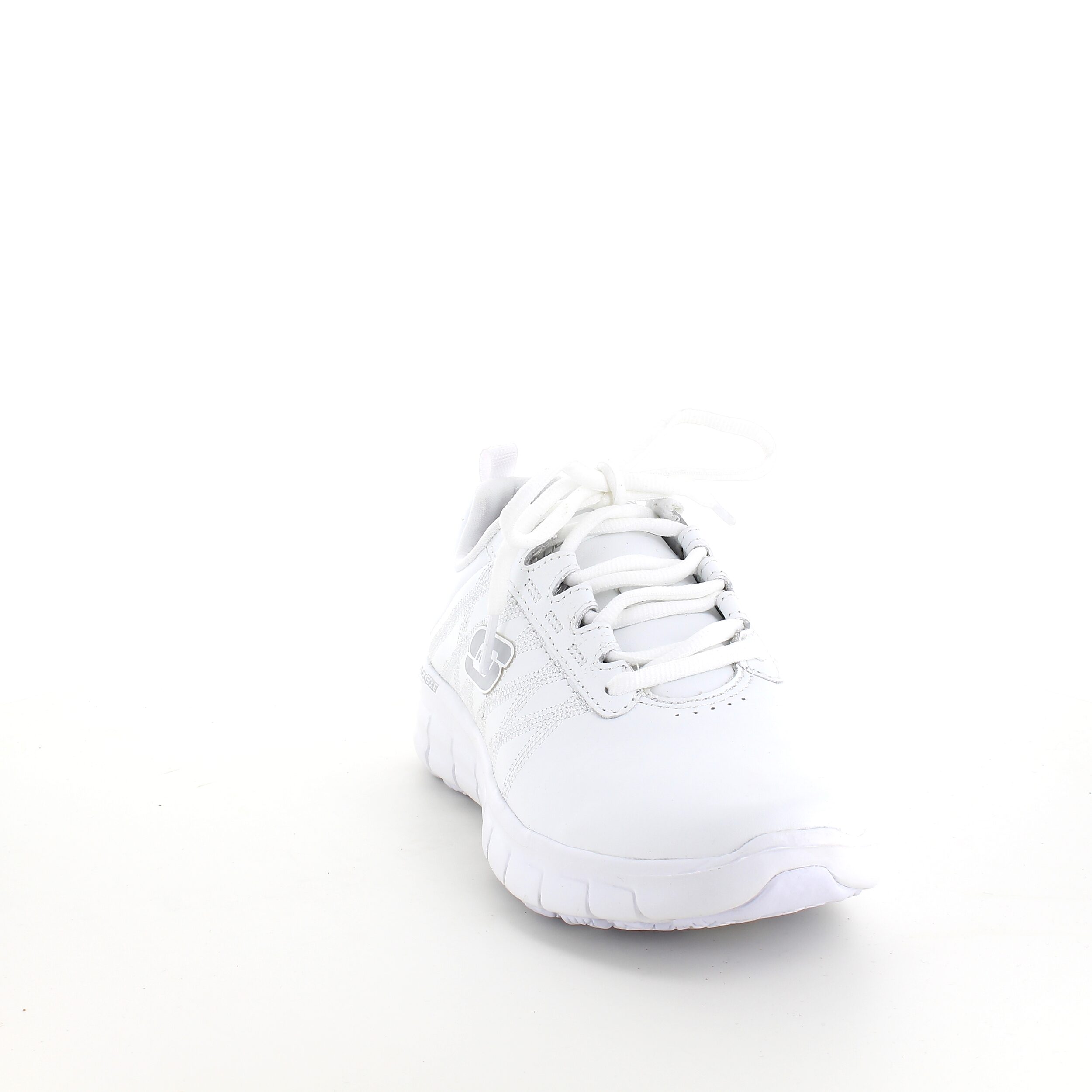 Hvit Skechers work-sko med memory foam