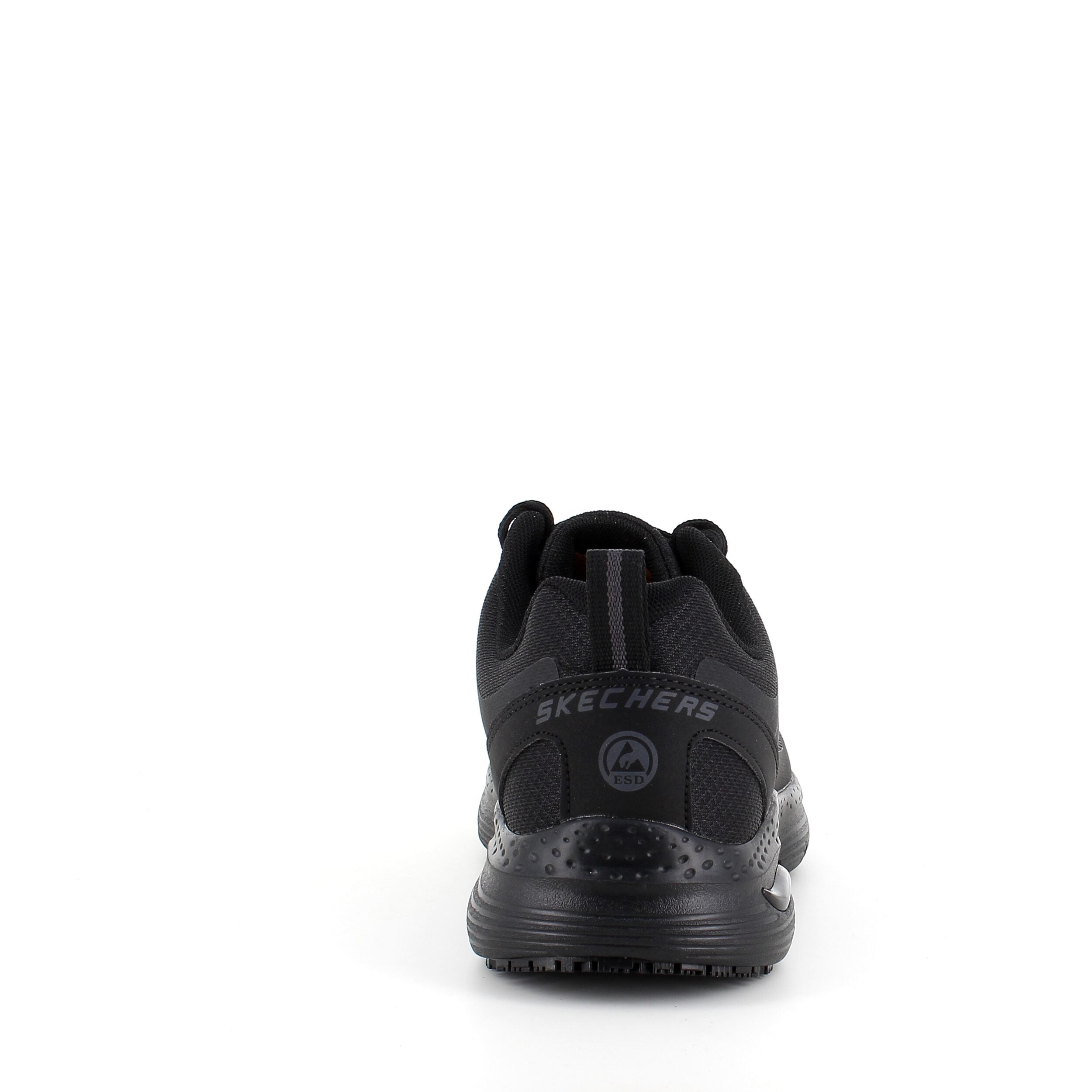 Skechers Work sko i svart med svangstøtte