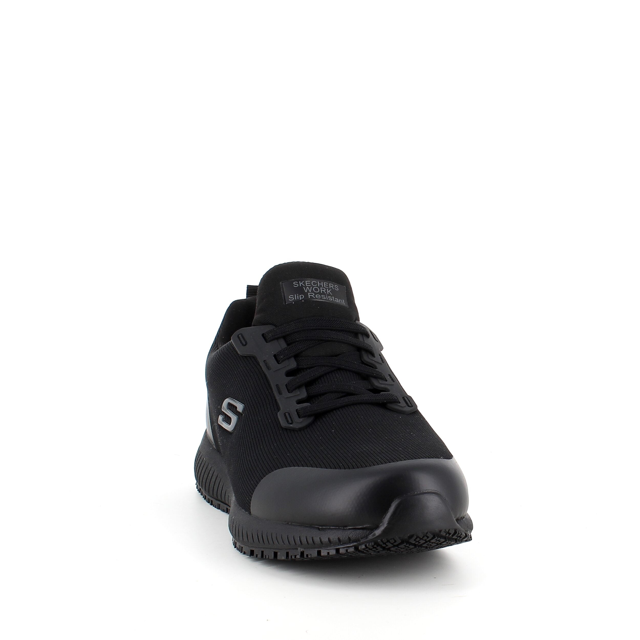 Svart Skechers arbeidssko med ESD