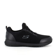 Svart Skechers arbeidssko med ESD