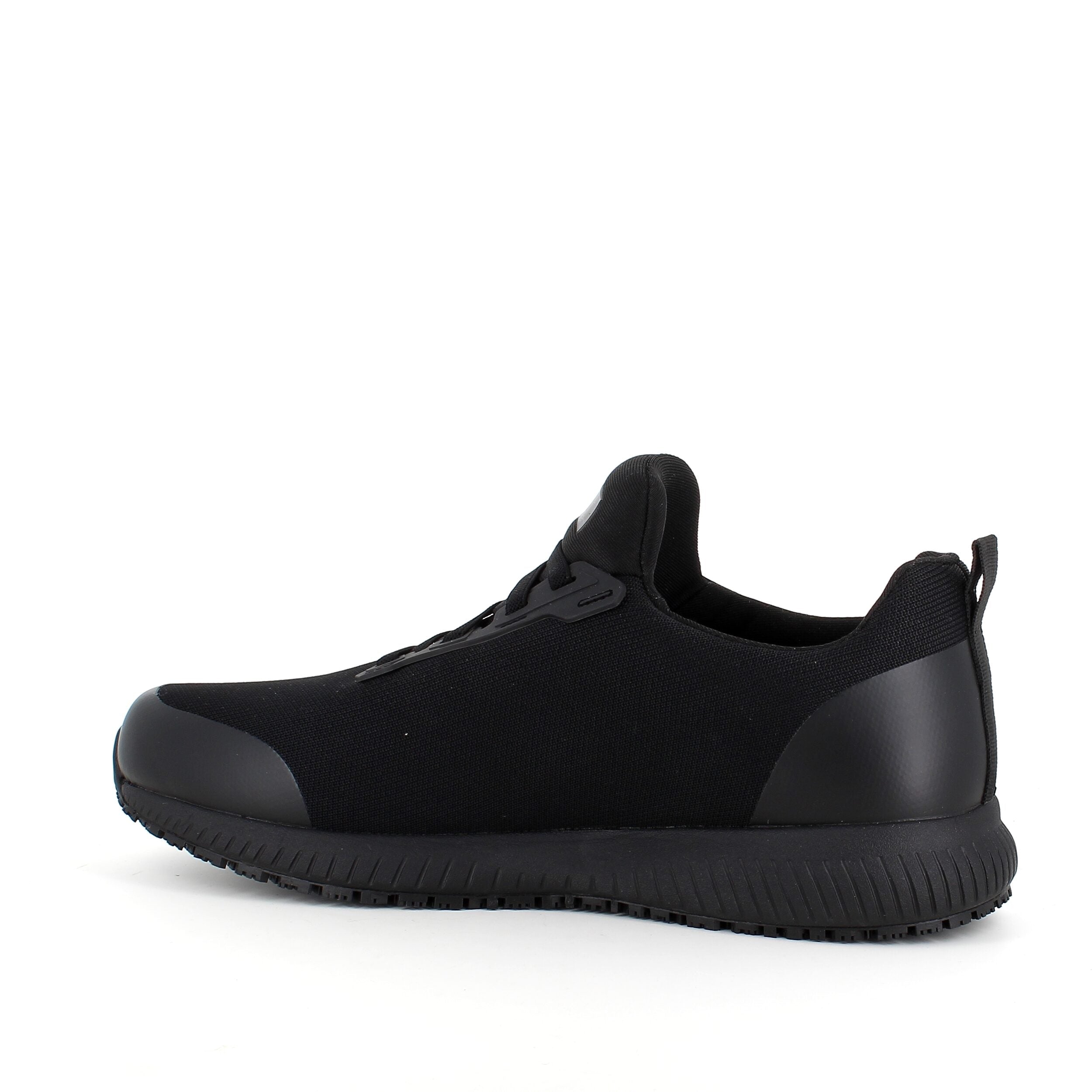 Svart Skechers arbeidssko med ESD