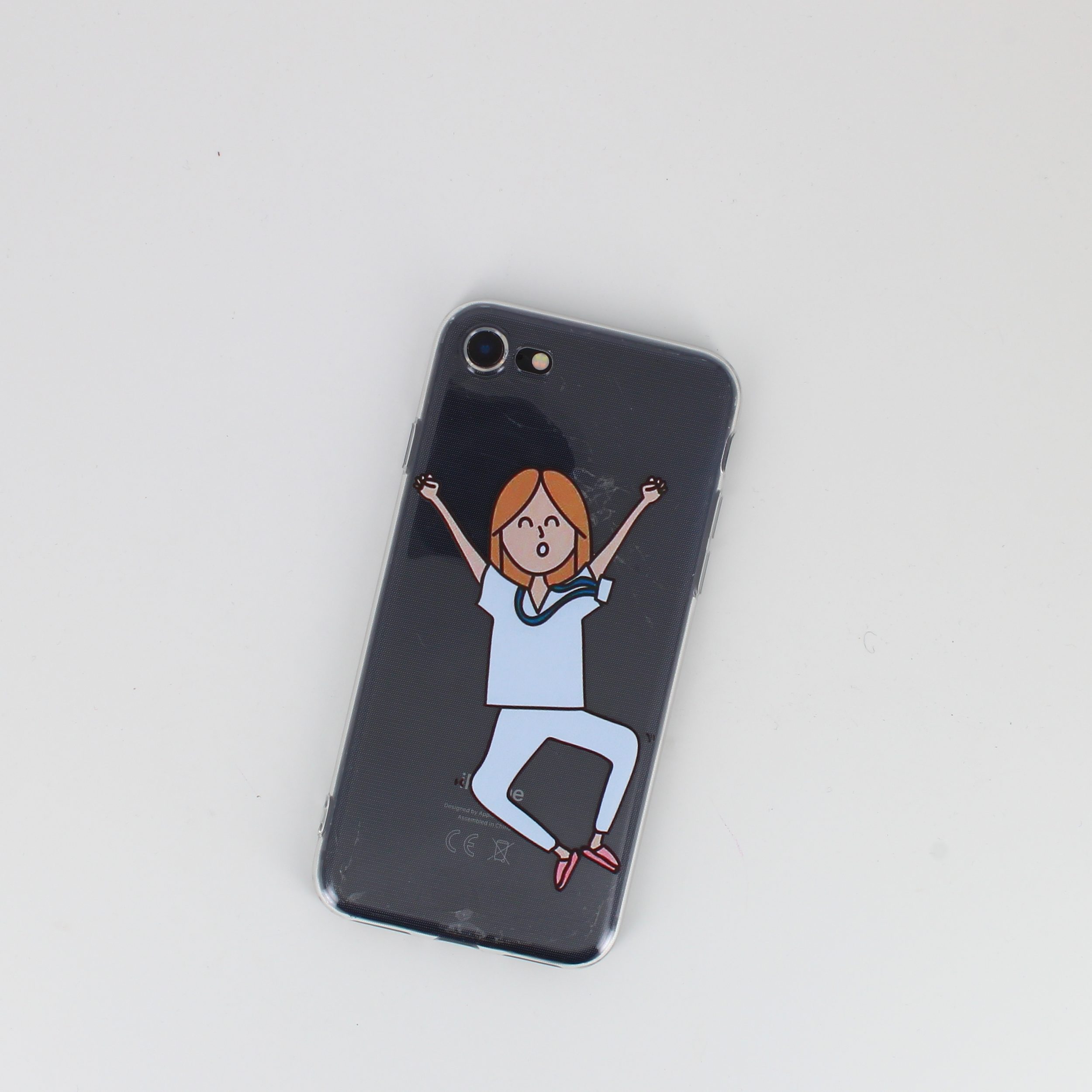Silikon iPhone-deksel med print