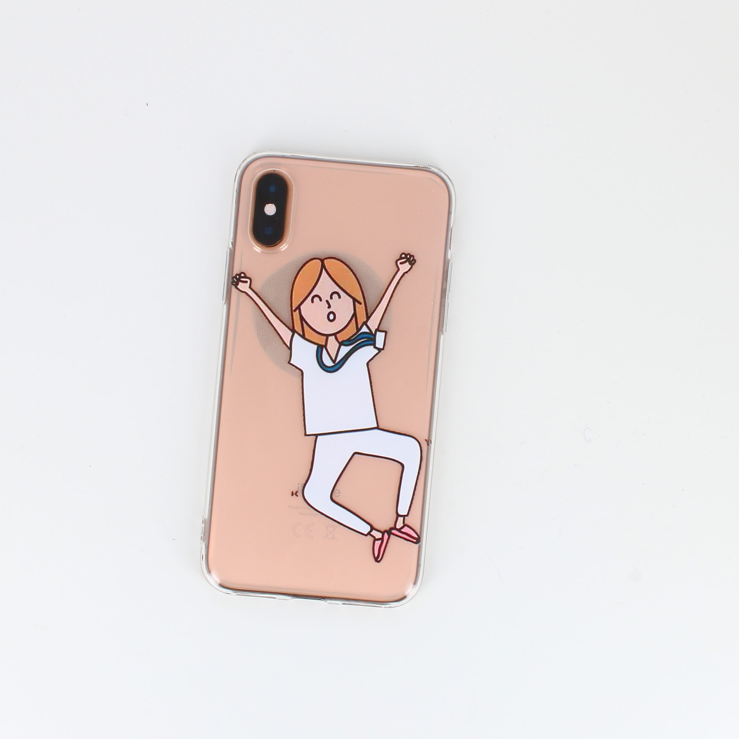 Silikon iPhone-deksel med print