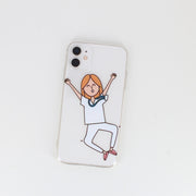 Silikon iPhone-deksel med print