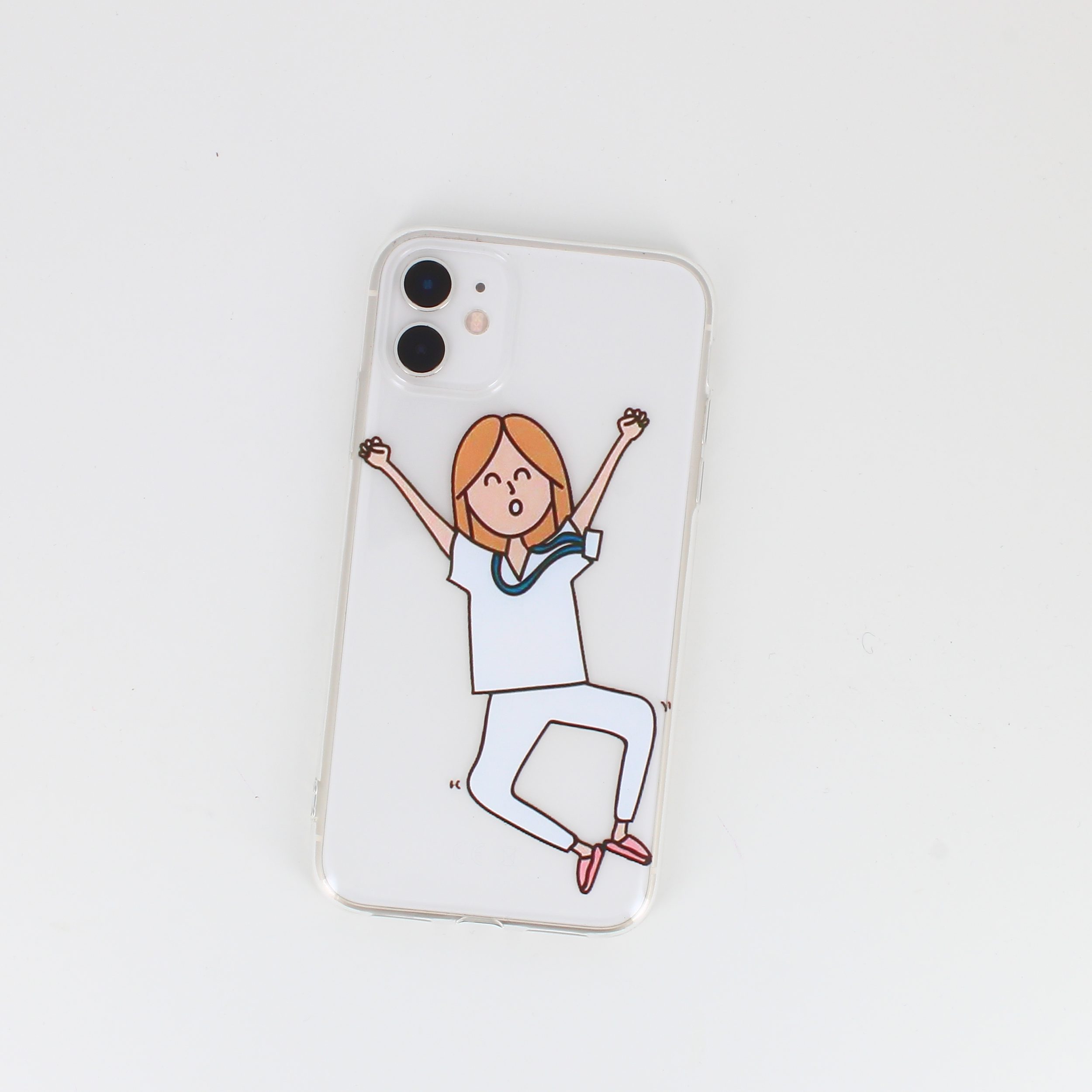 Silikon iPhone-deksel med print