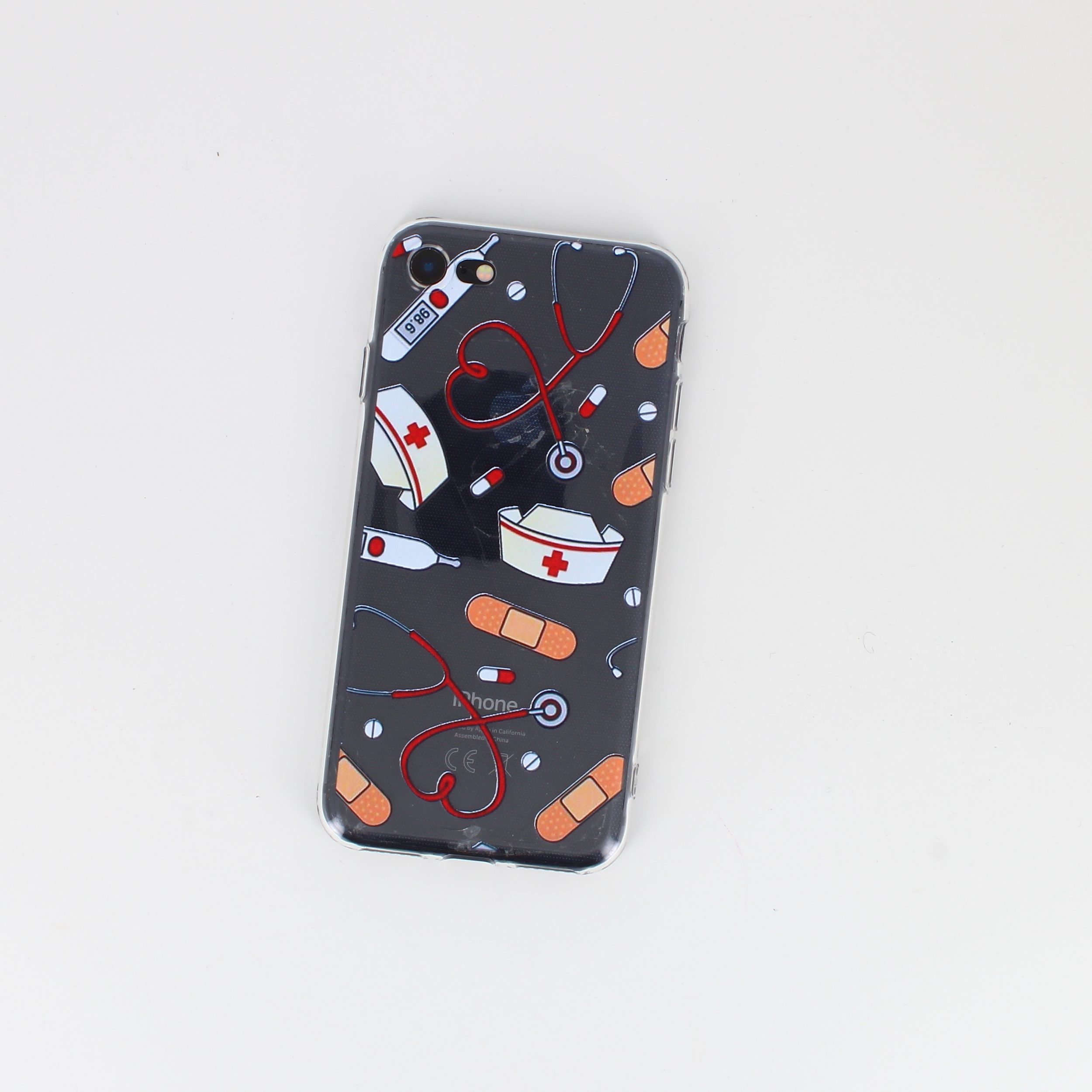 iPhone silikondeksel med flott print
