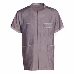 Nybo Bordeaux Unisex Comfort Skjorte/Tunika, Pustende, Strekkbar, Slitesterk