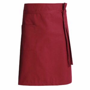 Nybo Bordeaux Unisex Pick-Up forkle, kort forstykke med lomme