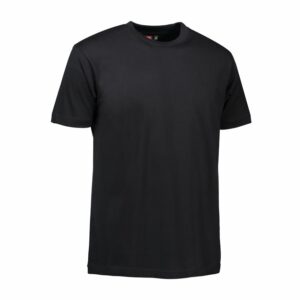 Nybo Sort Herre Basic T-shirt — klassisk modell, slitesterk fasong
