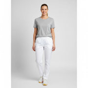 Nybo hvite unisex Club-Classic-bukser — pull-on, elastikk og komfort