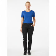 Nybo svart dame Perfect Fit Chinos — god passform, justerbar midje, slitesterk