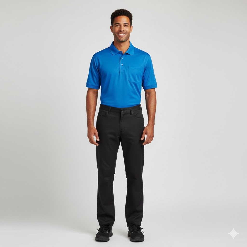 Nybo Sort Herre Club-Classic Jeansbukser, Slitesterk
