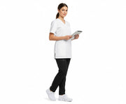 Nybo Hvit Unisex Heart Busseronne – pustende, romslig passform