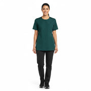 Nybo Mørkegrønn Unisex Sporty Tunika, Romslig, Sideslisser