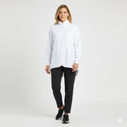 Nybo Hvid Unisex Move Cardigan, Langermet, supermyk fleecefôr