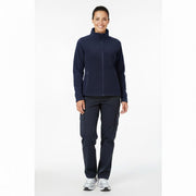 Nybo Navy Dame Microfleece Cardigan (Shirts & Outdoort) – Antipilling, Elastisk