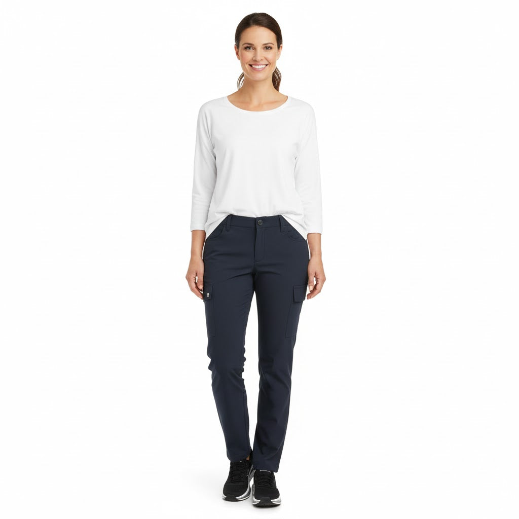 Nybo Navy Dame Sporty T800-bukser — stretch, justerbar og komfortabel