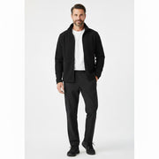Nybo Sort Herre Shirts & Outdoort Microfleece Cardigan, antipilling, elastisk