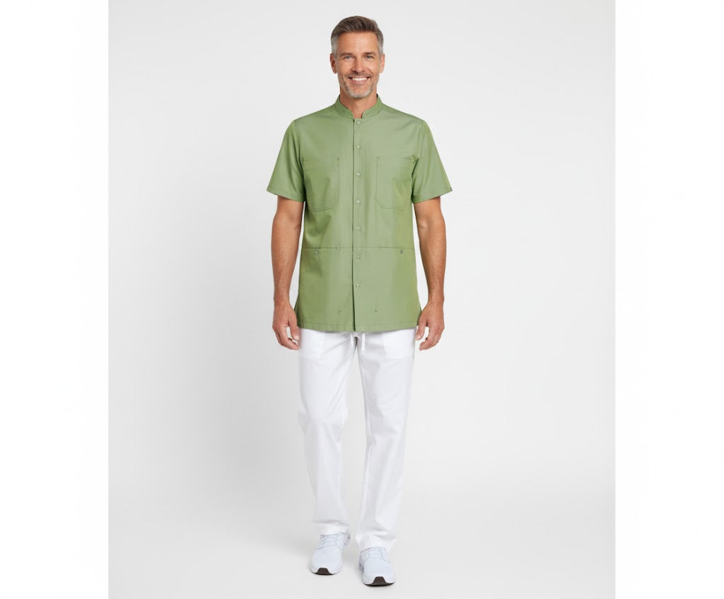 Nybo Grøn Unisex Nature Skjorte, regulerbar, slitesterk