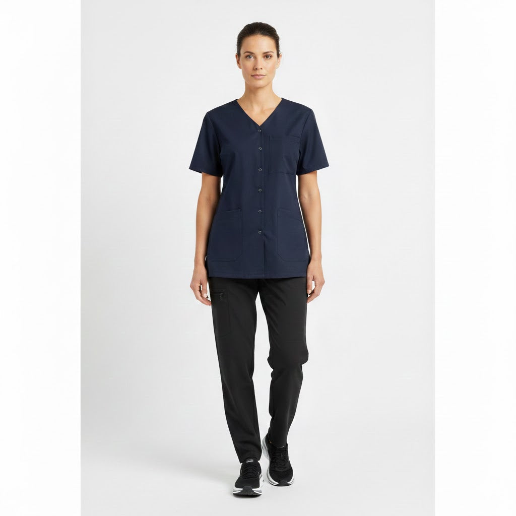 Nybo Navy Charisma Premium dametunika, kortermet, temperaturregulerende, komfort