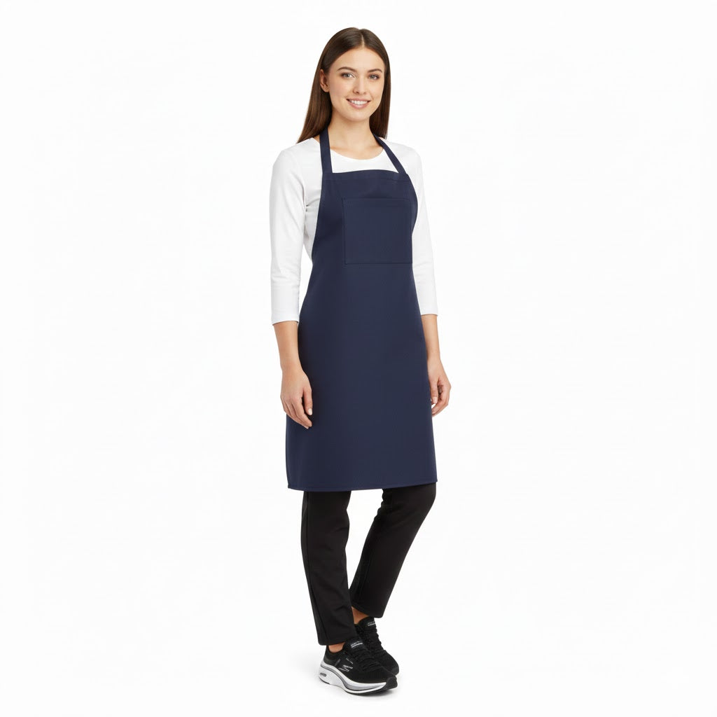 Nybo Navy unisex-forkle, brystlomme, kuskeforkle