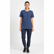 Nybo Navy unisex sporty tunika med slits for bevegelsesfrihet