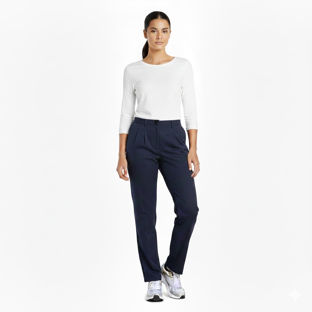 Nybo Navy Dame Club-Classic bukser, elastikk bak