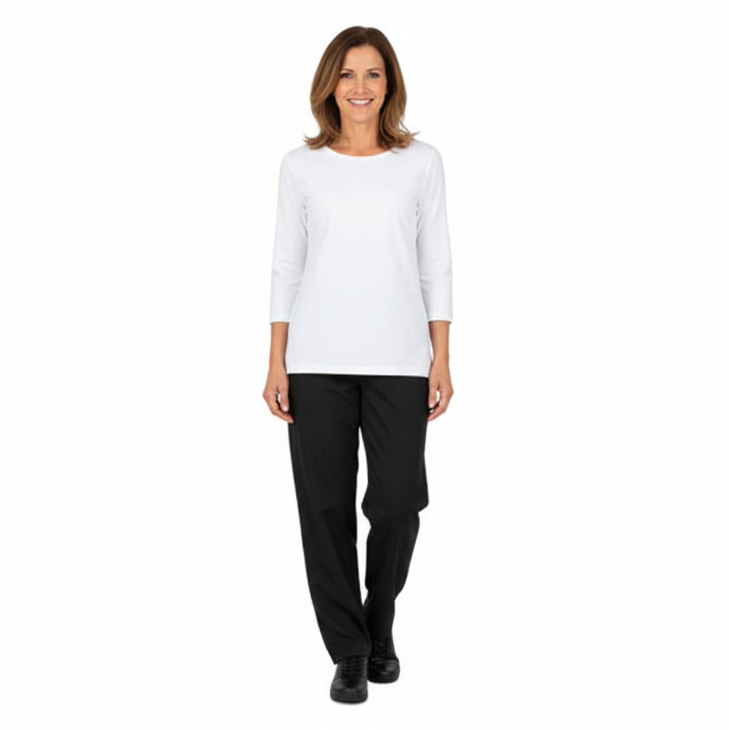 Nybo svarte unisex Move treningsbukser, 4-veis stretch, justerbar elastikk