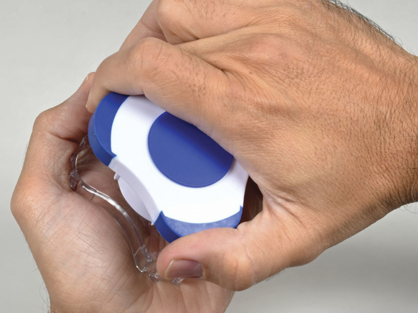 Ergonomisk pilleknuser